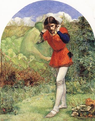 Sir John Everett Millais Ferdinand Lured by Ariel France oil painting art
